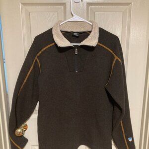 Medium Kuhl Fleece Europa Quarter Zip Sweater